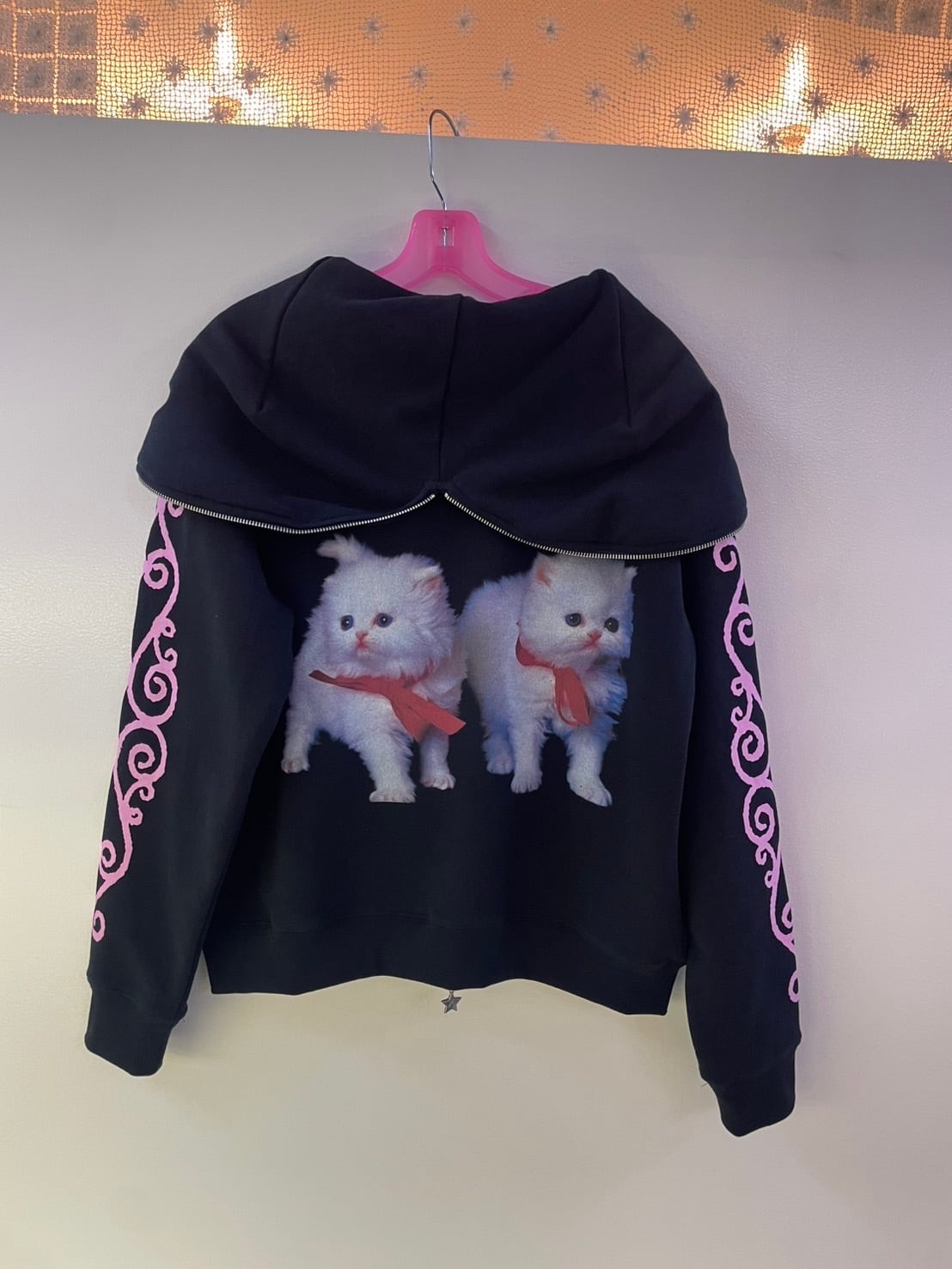 ashley williams バタフライジップ フーディー Ashley Williams BOW BUTTERFLY HOODIE