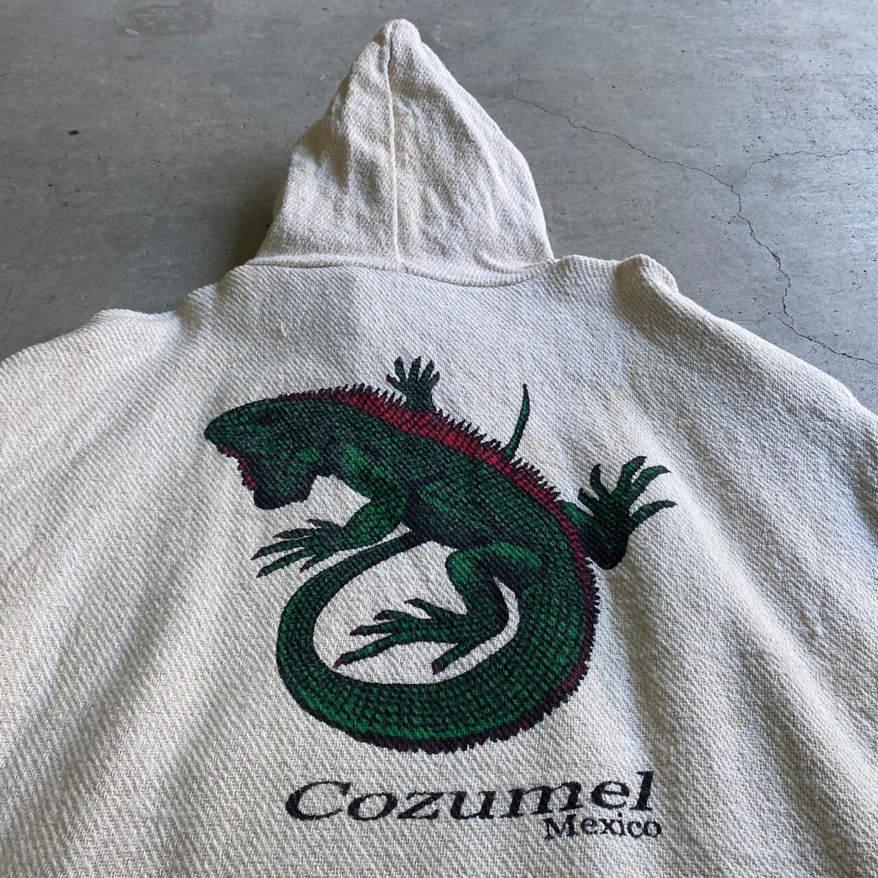 ビッグサイズ 90年代 Cozumel カメレオン メキシカンパーカー プル 