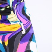 【美品 社交ダンス衣装】ワンピース ドレス DECIDES ディサイド 紫 黒 白 青 黄色 ピンク ブラック パープル ホワイト ブルー
