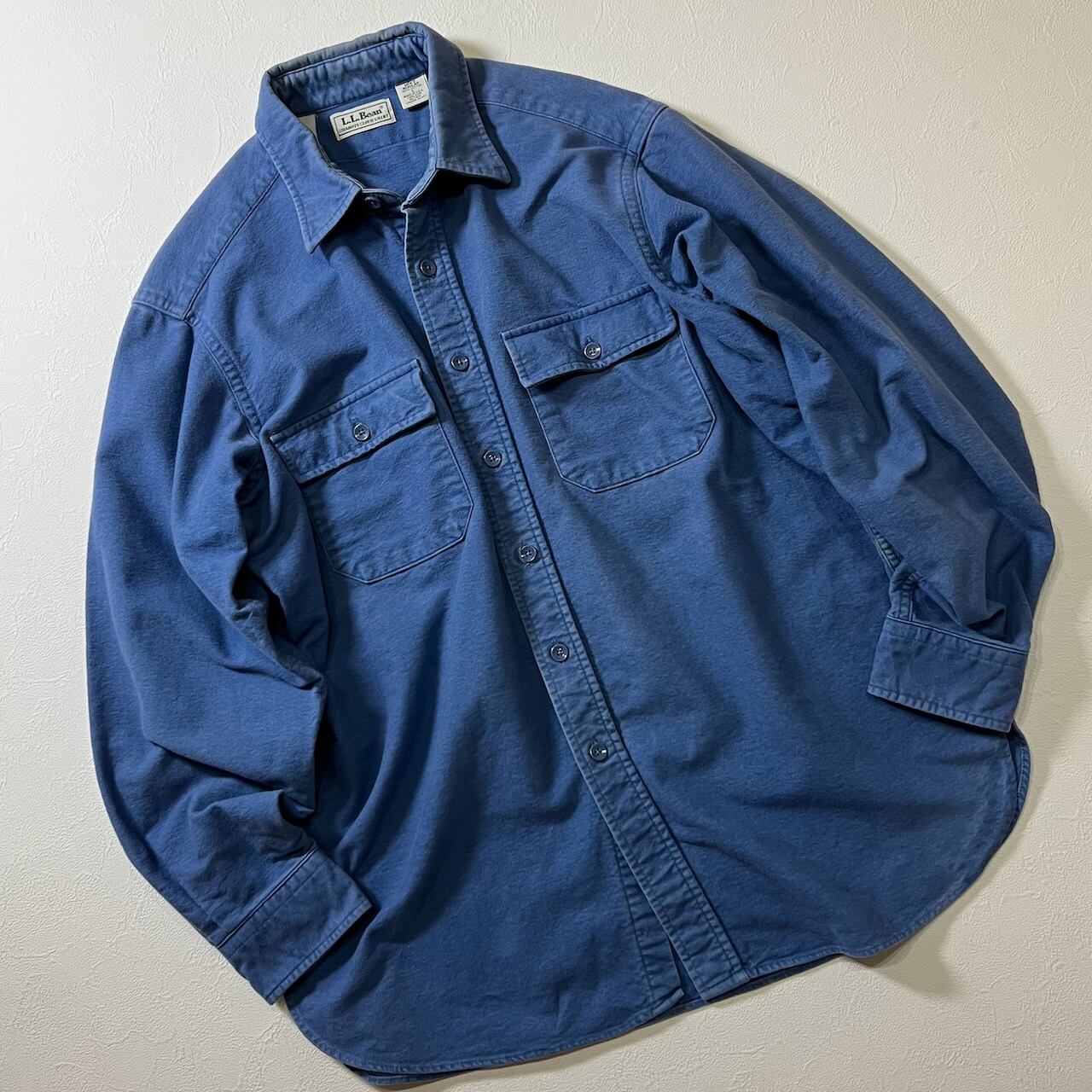 エルエルビーン 80s USA製 70~80s⁄シャモアクロスシャツ⁄USA製⁄