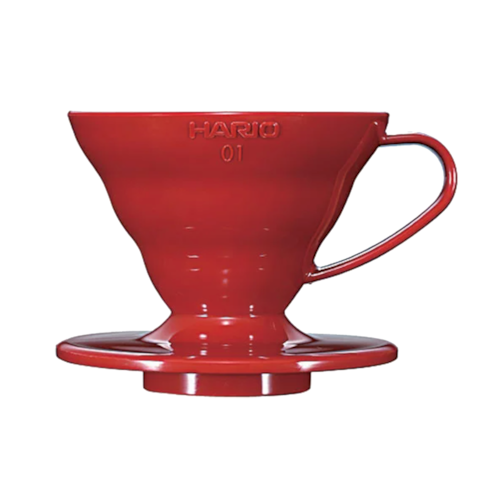 HARIO V60 ドリッパー -01(PP)　レッド1-2杯用