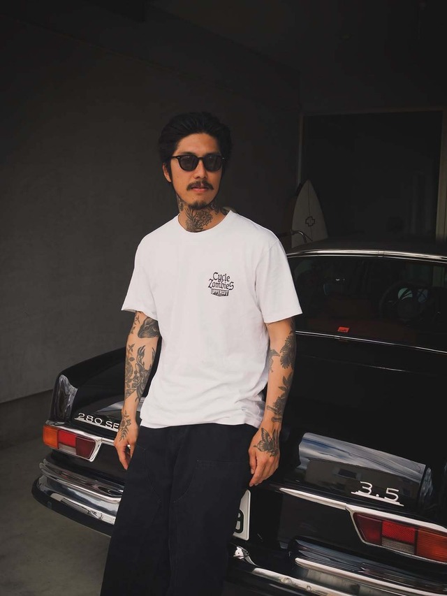 UPPERCUT DELUXE 限定 CYCLE ZONBIES Tシャツホワイト各サイズ　サイクルゾンビーズ