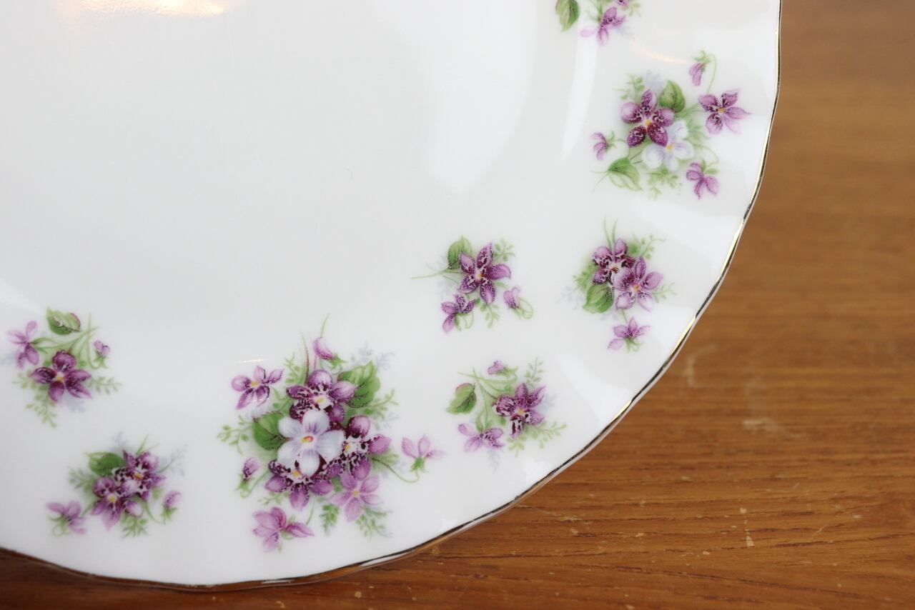ロイヤルアルバート スウィートバイオレット プレート16cm ケーキ皿