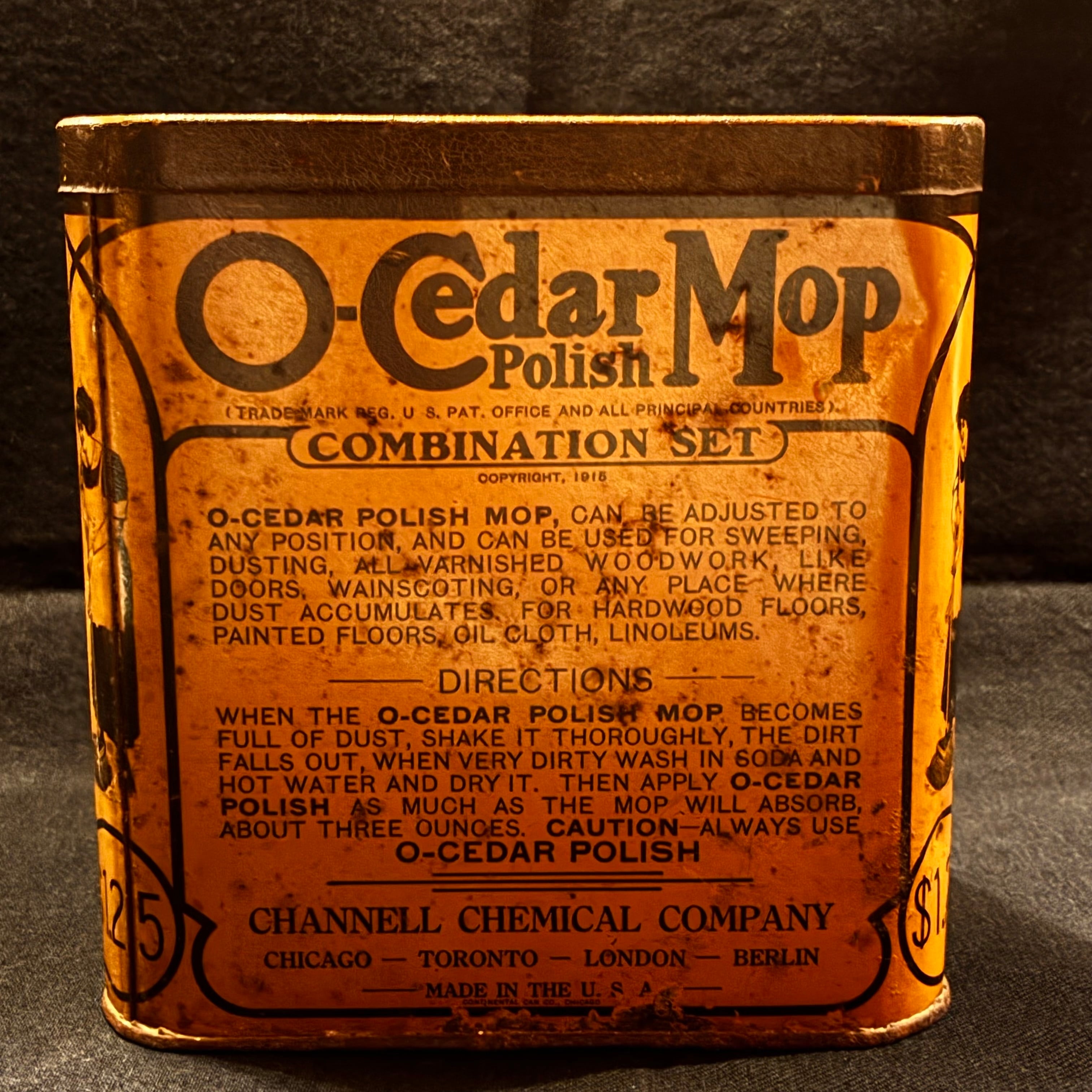 1910〜30's O-Cedar Mop 缶 T-407 | CANDY STORE ROCK