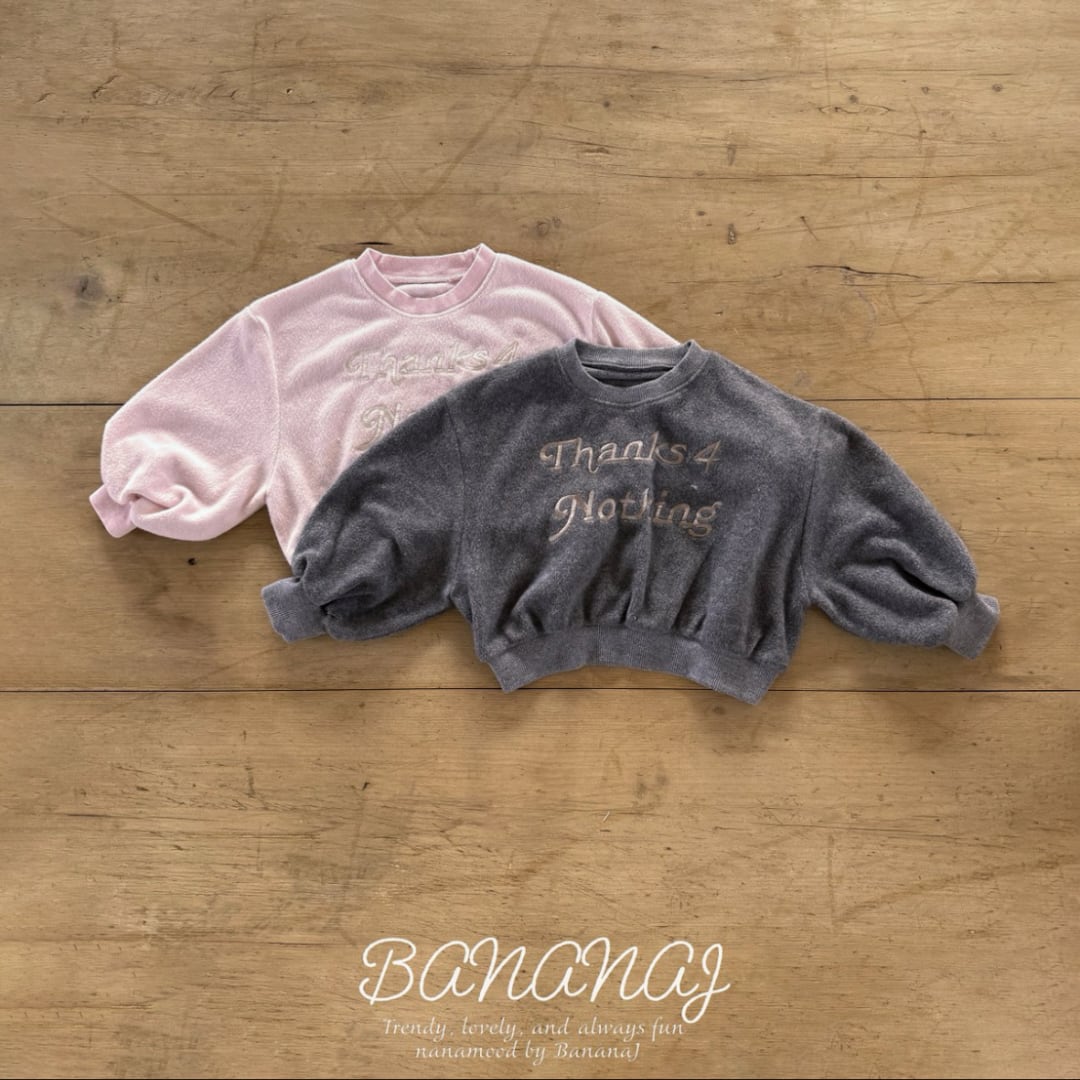 《予約》BANANA J ¨ thanks4 sweatshirt