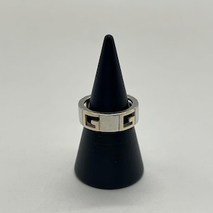 グッチ GUCCI Gロゴ リング 10号 SV925 YG 750 コンビ