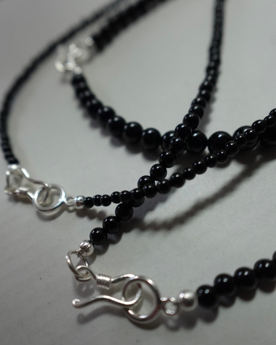 【クリアランスセール】Oyn24 オヤネックレス S925 Onyx 2way hook necklace (N241) | onesea