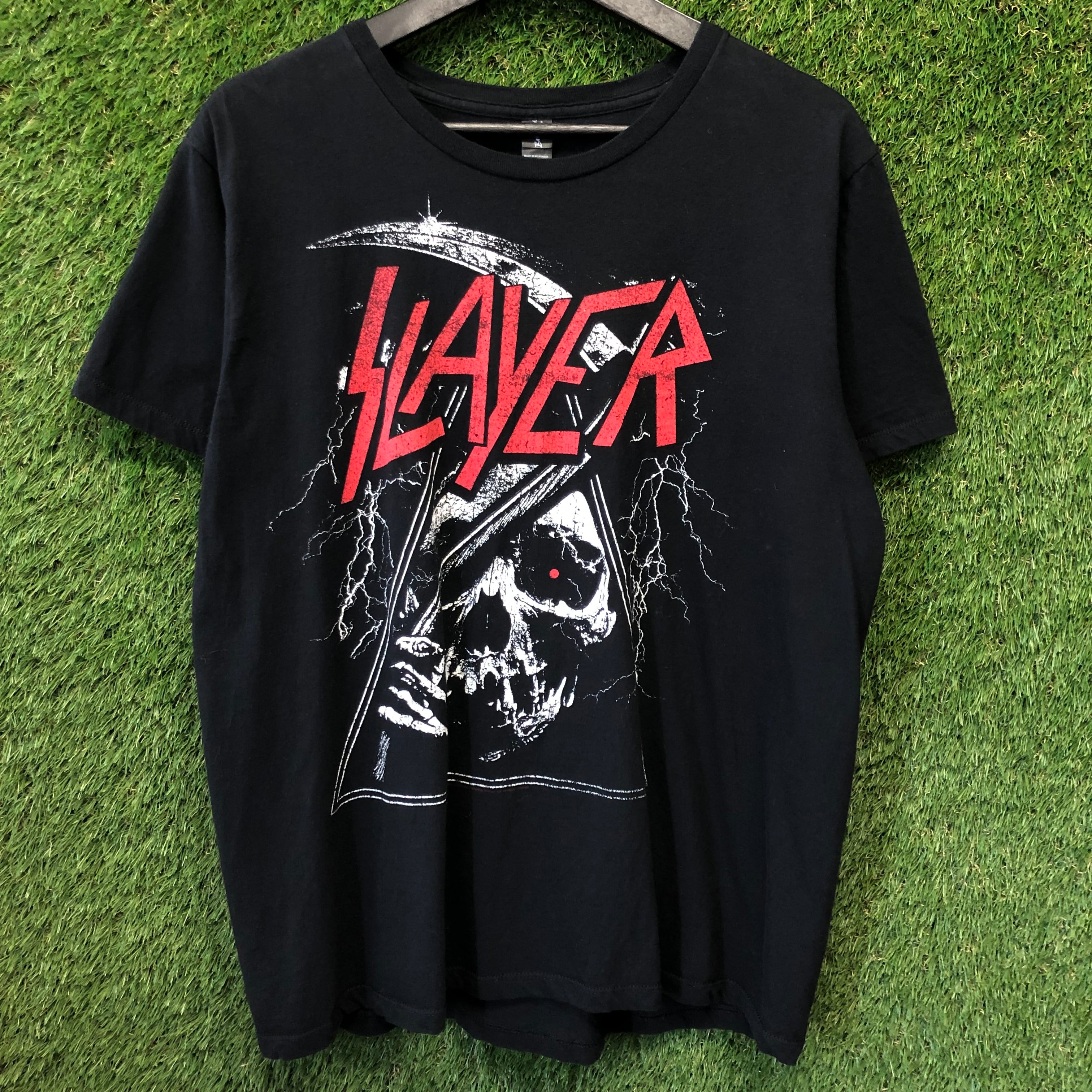 80s Slayer Tシャツ バンドT スレイヤー スラッシュメタル-