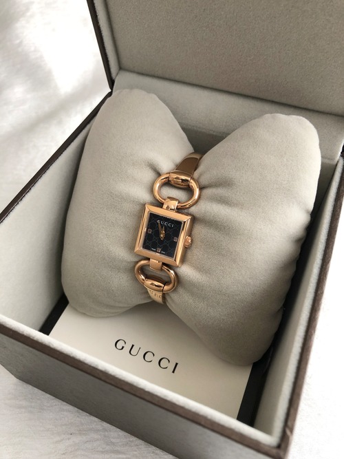 GUCCI グッチ GG 腕時計 ゴールド ホースビット  ステンレススチール クォーツ YA120521 vintage ヴィンテージ オールド wtdb2a