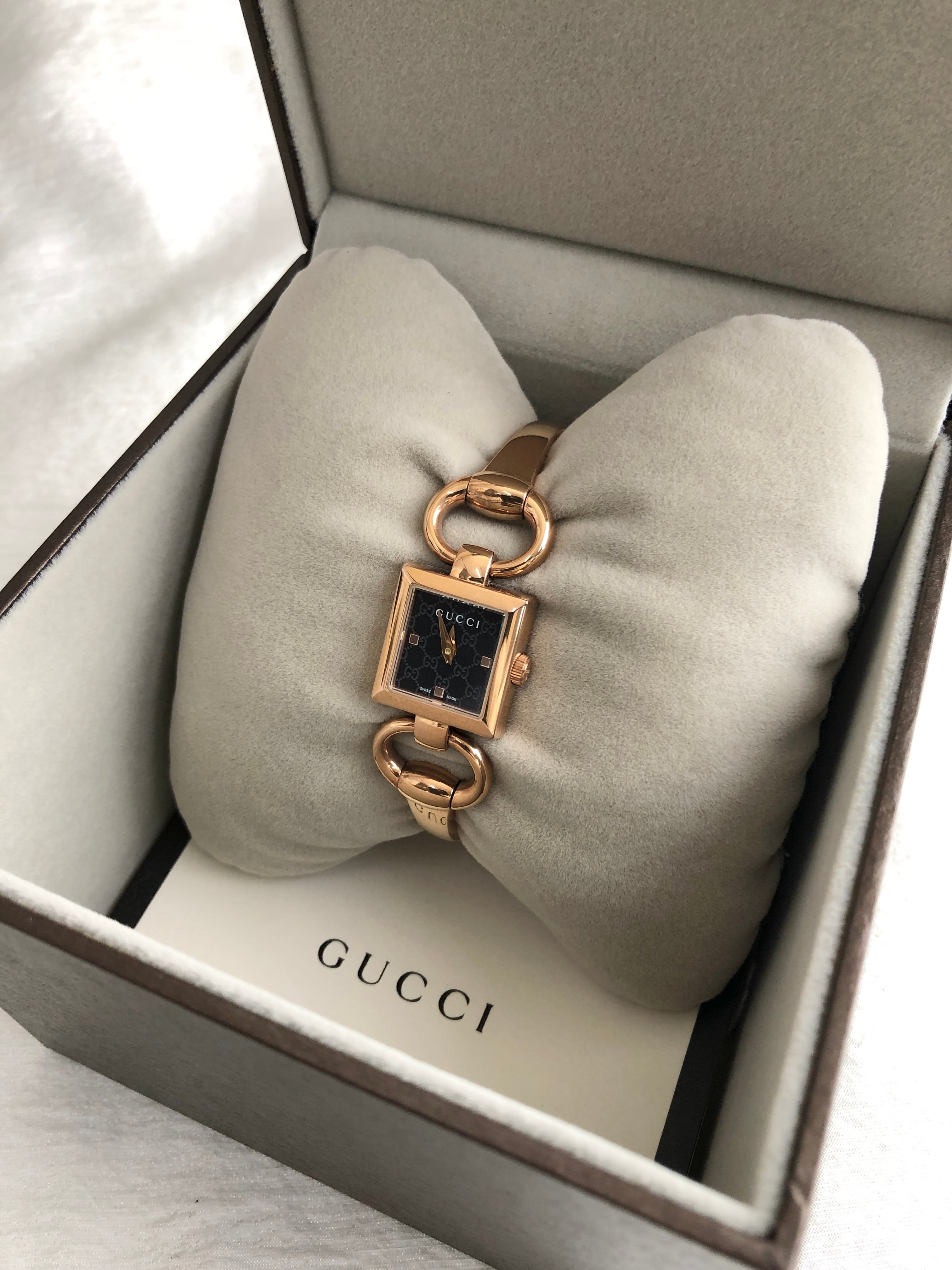 GUCCI グッチ GG 腕時計 ゴールド ホースビット ステンレススチール クォーツ YA120521 vintage ヴィンテージ オールド wtdb2a