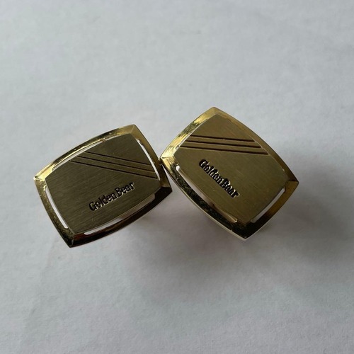 Golden Bear 金色 カフリンクス ロゴ #65