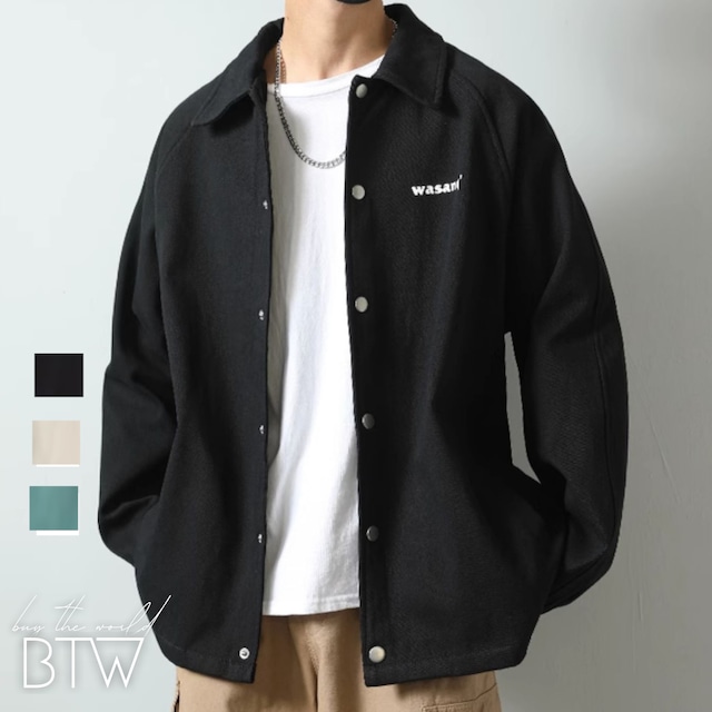 【韓国メンズファッション】シングルブレストジャケット アウトドア カジュアル ゆったり サイズ豊富 ユニセックス BW2691