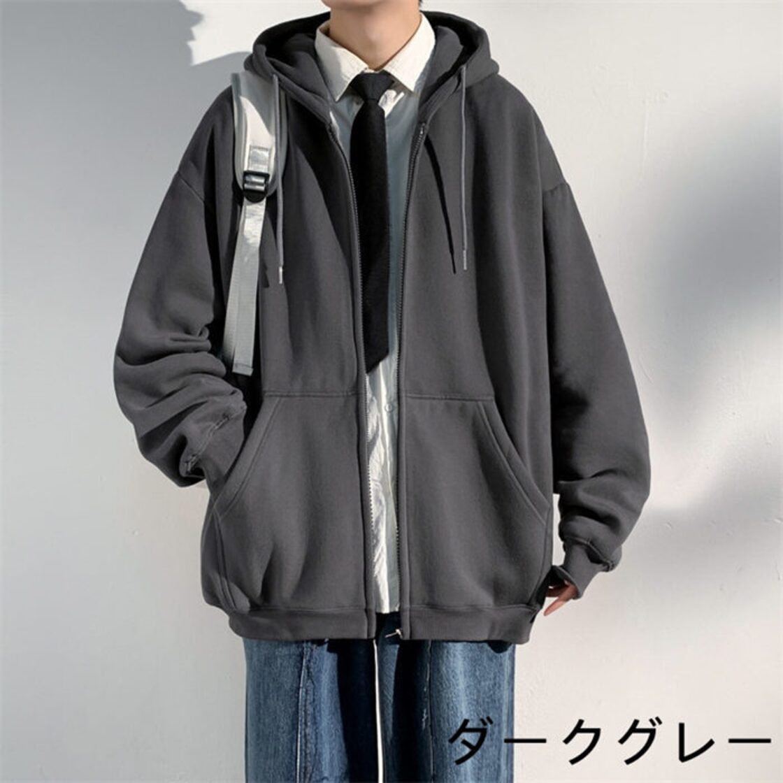 パーカー ジップアップ ジップパーカー メンズ 11色 S-3XLsize フード  