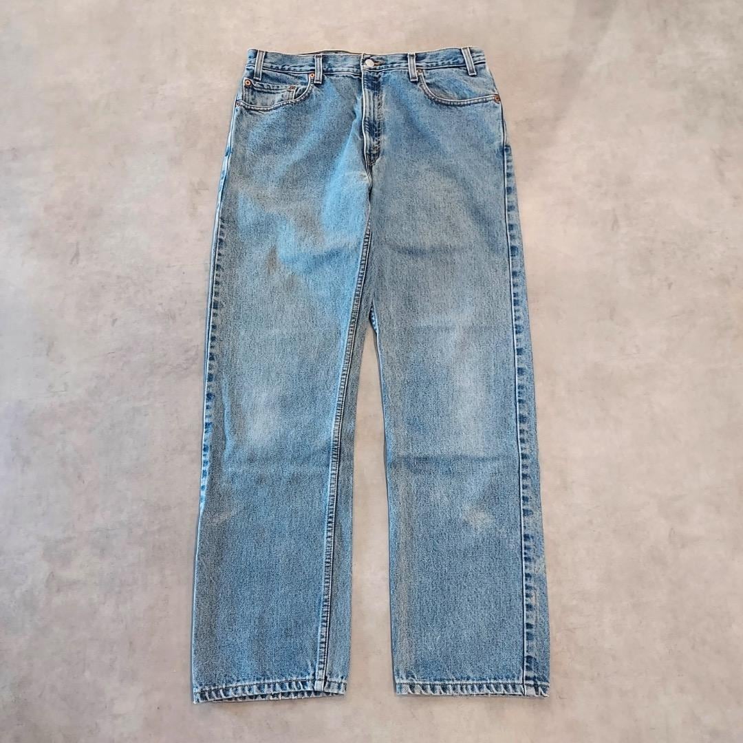 リーバイス505 Levis W36 ブルーデニム 青 90s 古着 17187