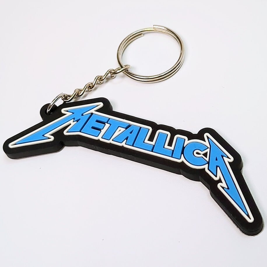 送料無料！ ★ラバーキーホルダー★ 〘5193〙【Metallica（メタリカ）】 〚アメリカン雑貨 アメトイ〛