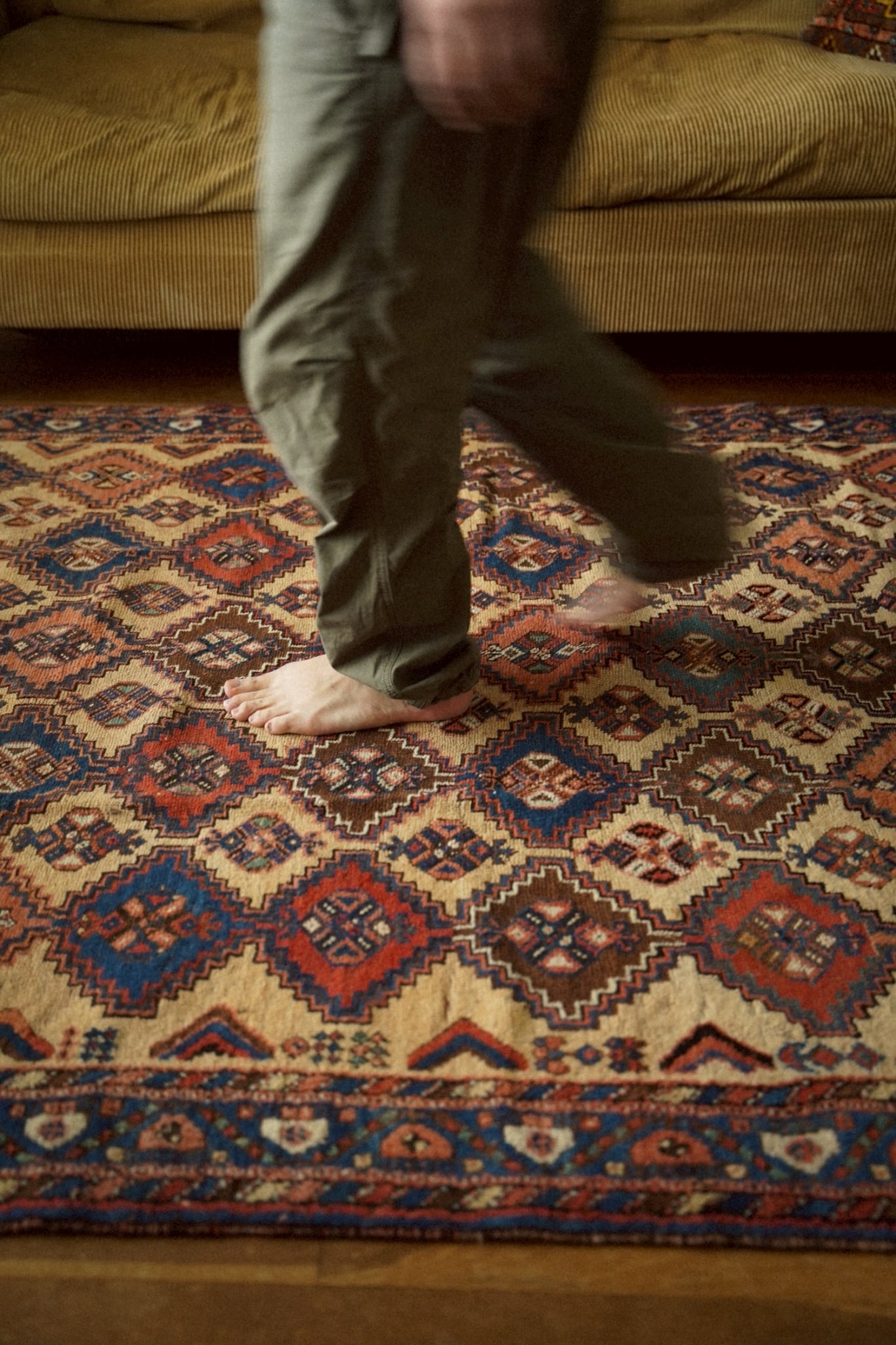 2087-Semi Antique Afshar rug