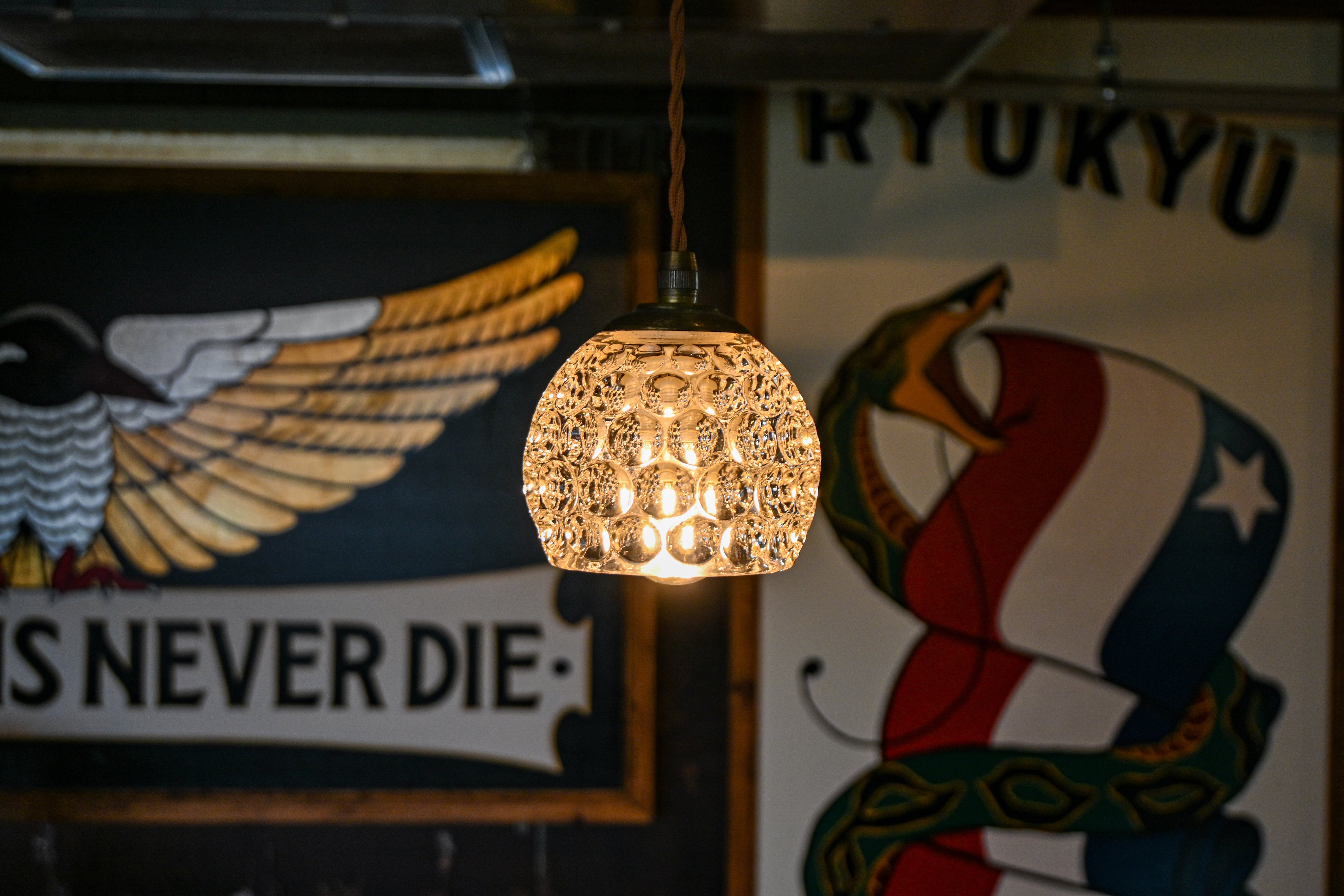 clear glass pendantlight