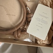 ［ phone strap ］knot leather