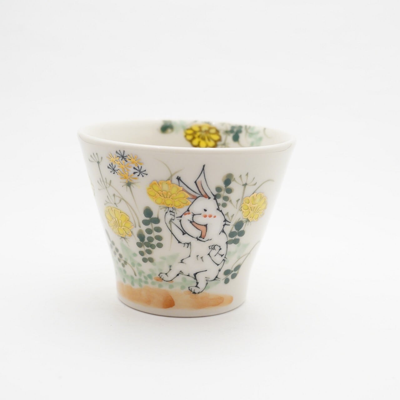 【林民和】そばちょこ お花畑うさぎ 2-A