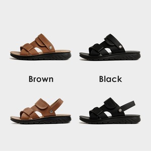 Synthetic Leather Cross Strap Sandals / シンセティック レザー クロス ストラップ サンダル