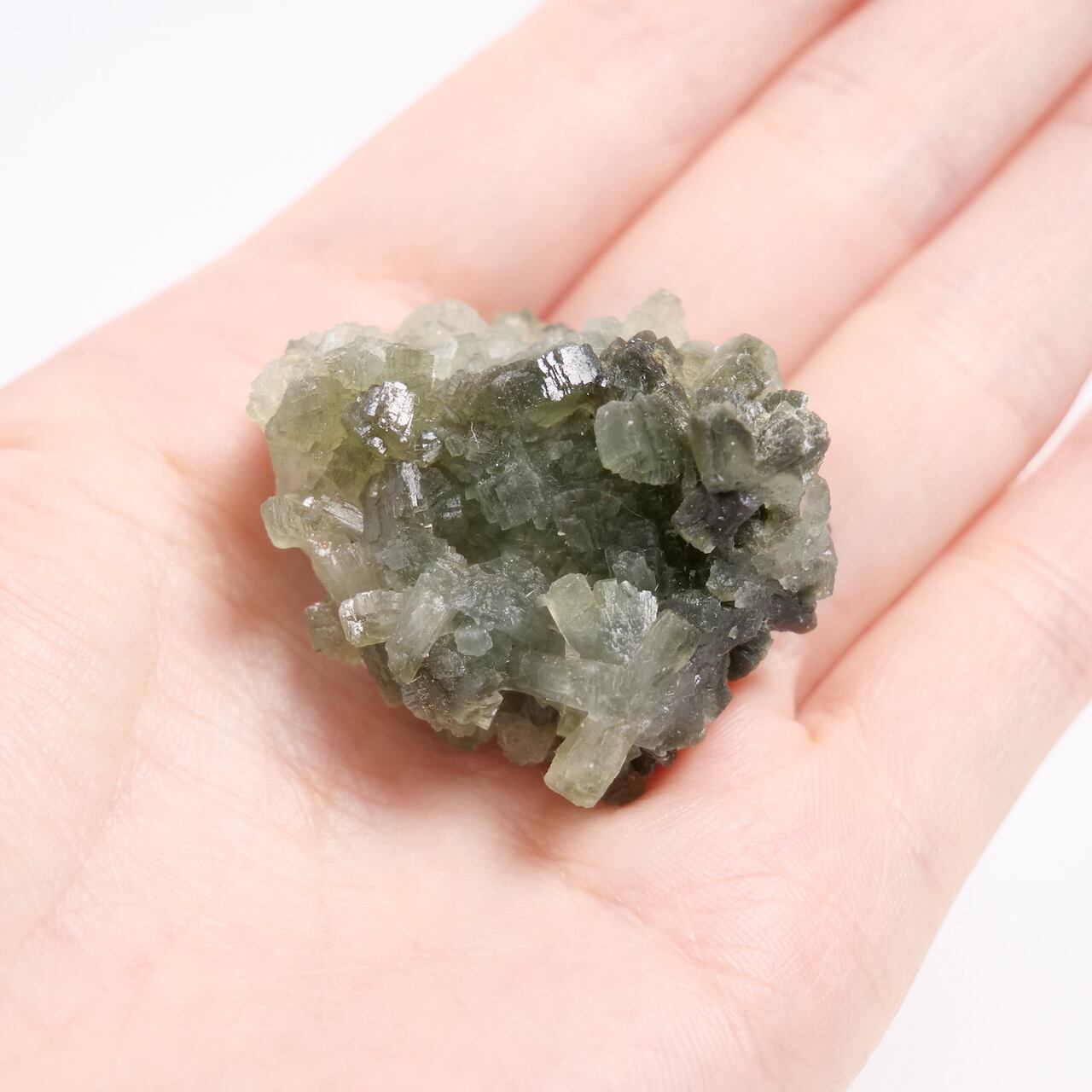 ☆特選一石☆エピドート入り♢【オーストラリア産♢天然プレナイト