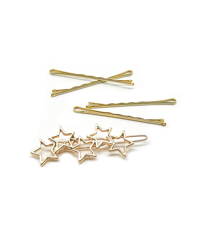 STAR HAIR PIN SET ゴールド