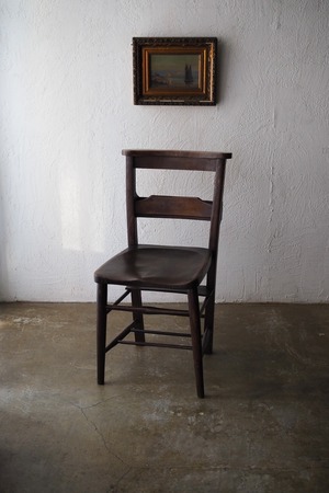 英国のチャーチチェア No.2-antique church chair