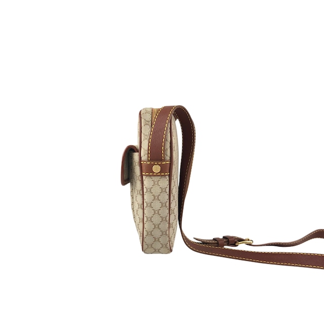 CELINE セリーヌ ブラゾン ショルダーバッグ ベージュ キャンバス ミニバッグ vintage ヴィンテージ オールド yn4w5e