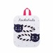 HAL439:Stripy Cat Clips-BLACK