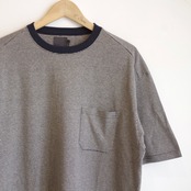 comm.arch. Cotton Hemp Pin Border S/S Tee