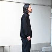 AUBERGE(オーベルジュ)レザーカバーオール、山内ツナギパンツコーディネート