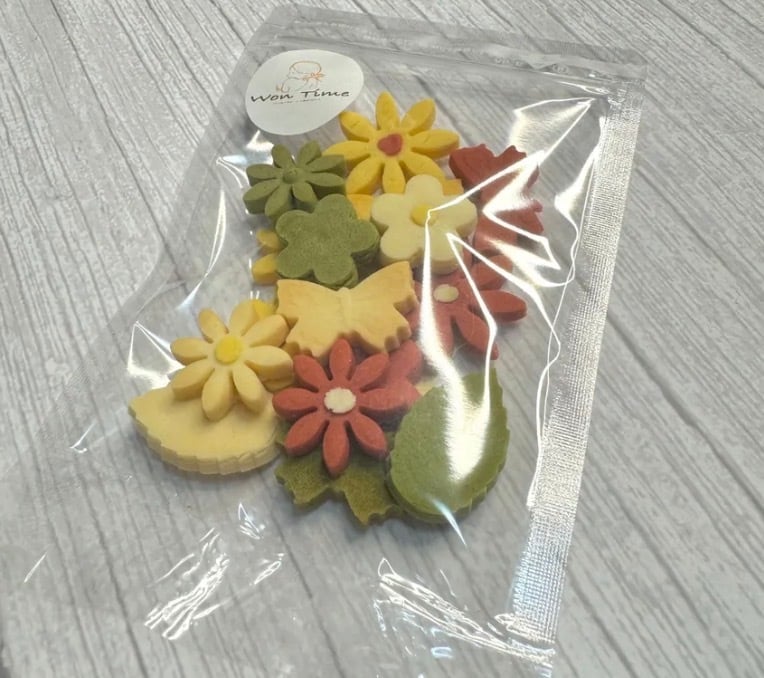 【Won Time】米粉とさつまいもの花びら無添加クッキー　25g　