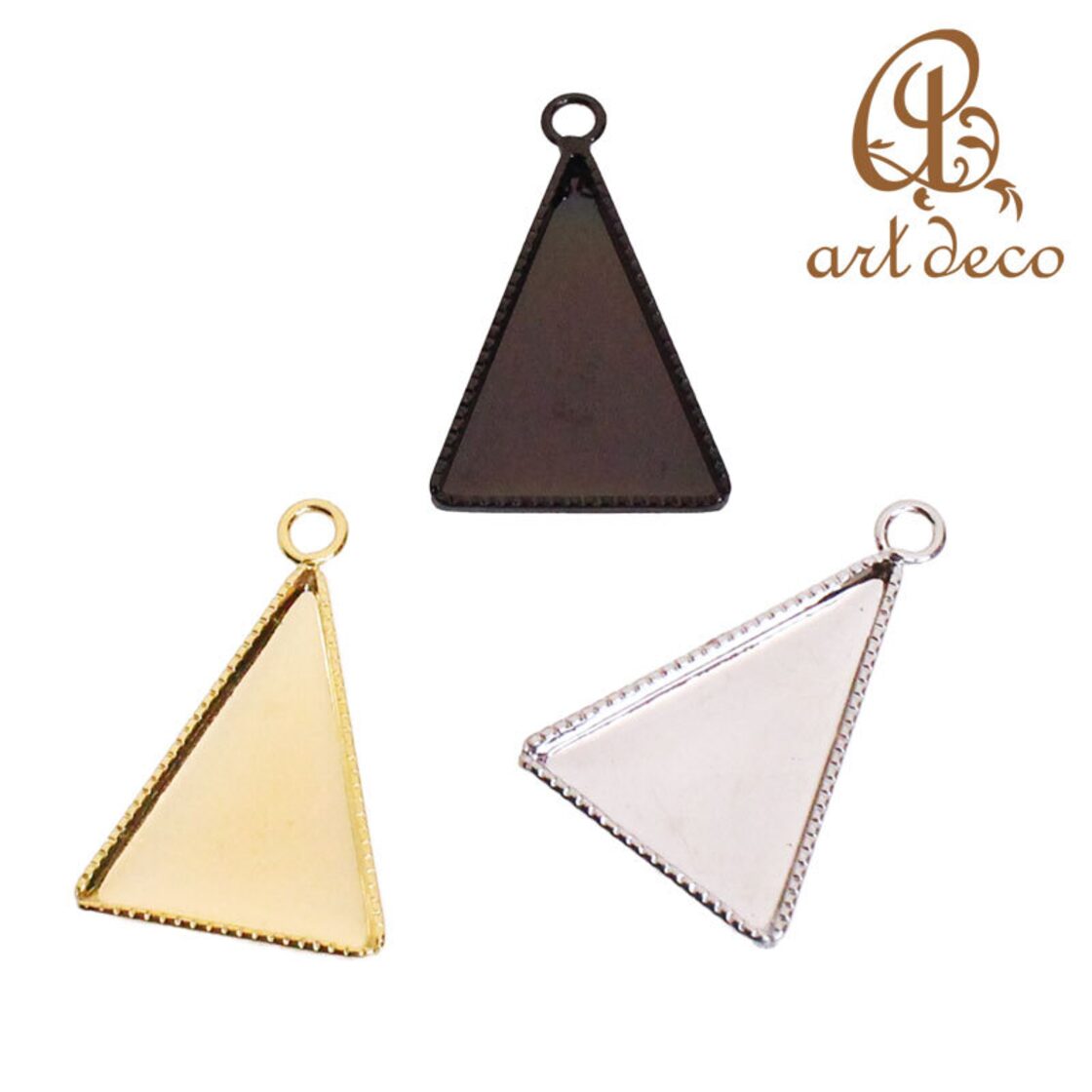 ペンダント金具 アクセサリー ハンドメイドP-008 鞣し
