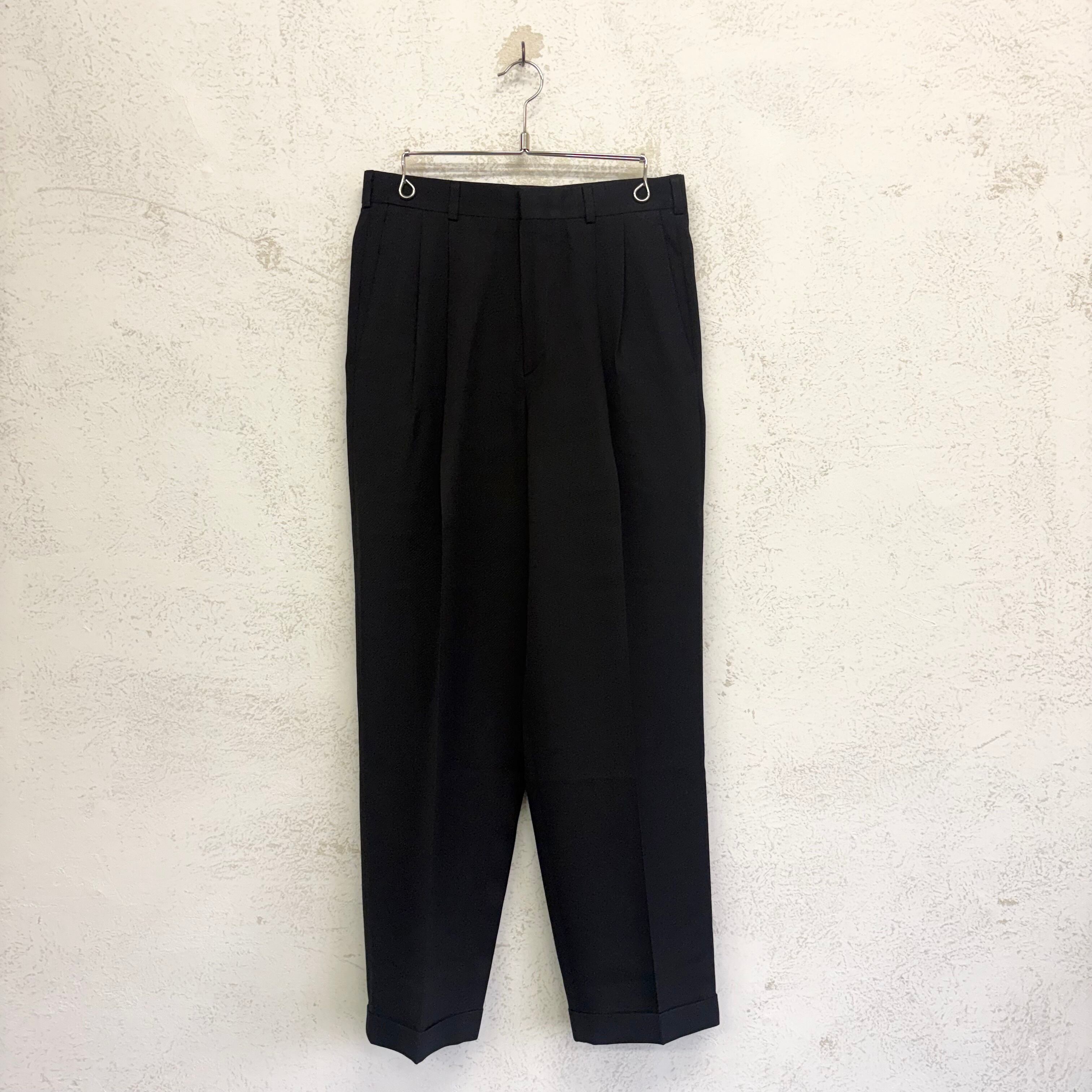 Ralph lauren リネンシルク　スラックス　ブラック　W36L30 Ralph lauren リネンシルク スラックス ブラック W36L30 RALPH LAUREN