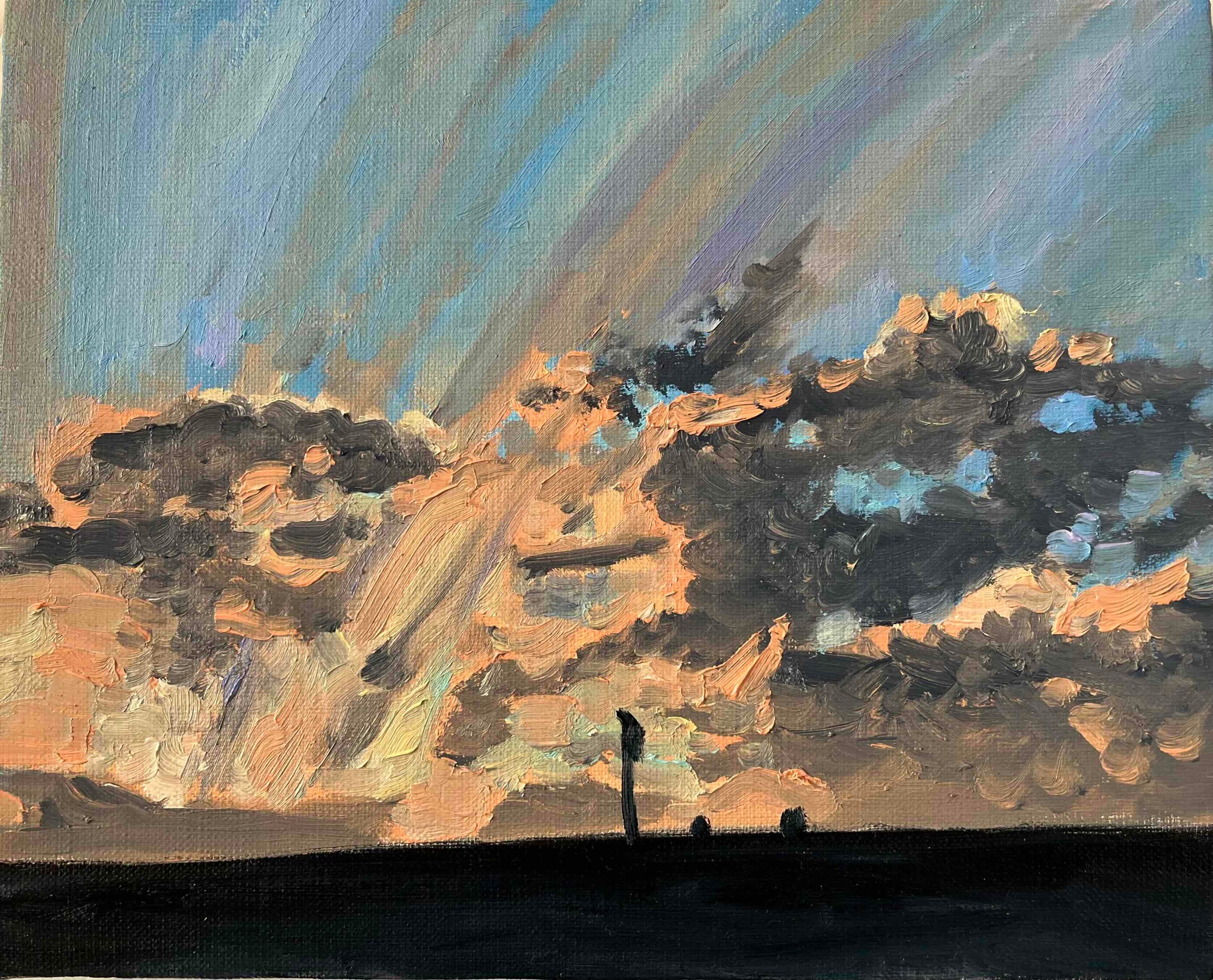 絵画 日本 岐阜県 白川郷の風景 インテリアアート額付き 水彩画・油絵