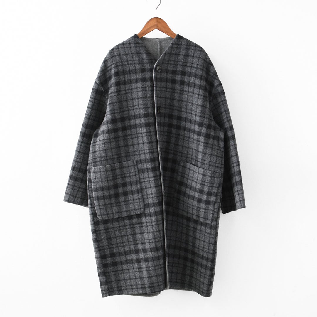 LE GLAZIK [ル・グラジック] WOOL RIVER REVERSIBLE COAT [JL-8982MFW