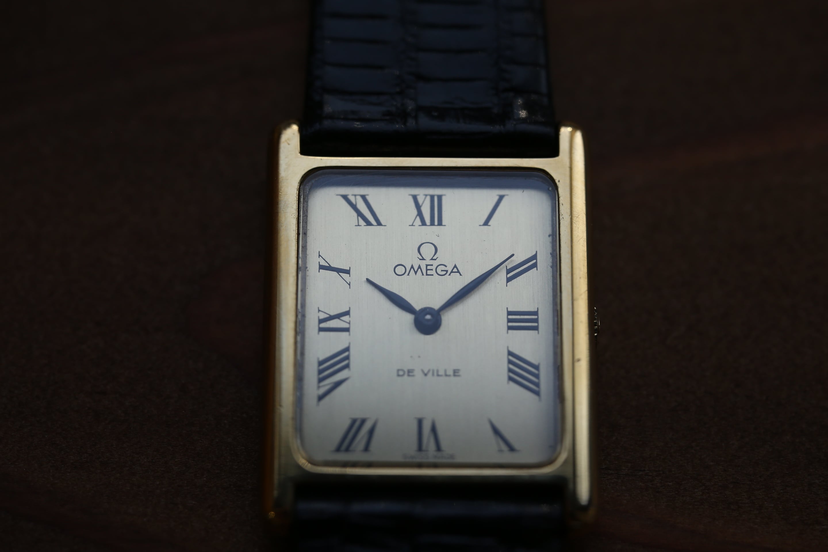 OMEGA】 1970's オメガ デビル H型レクタンギュラー ローマン