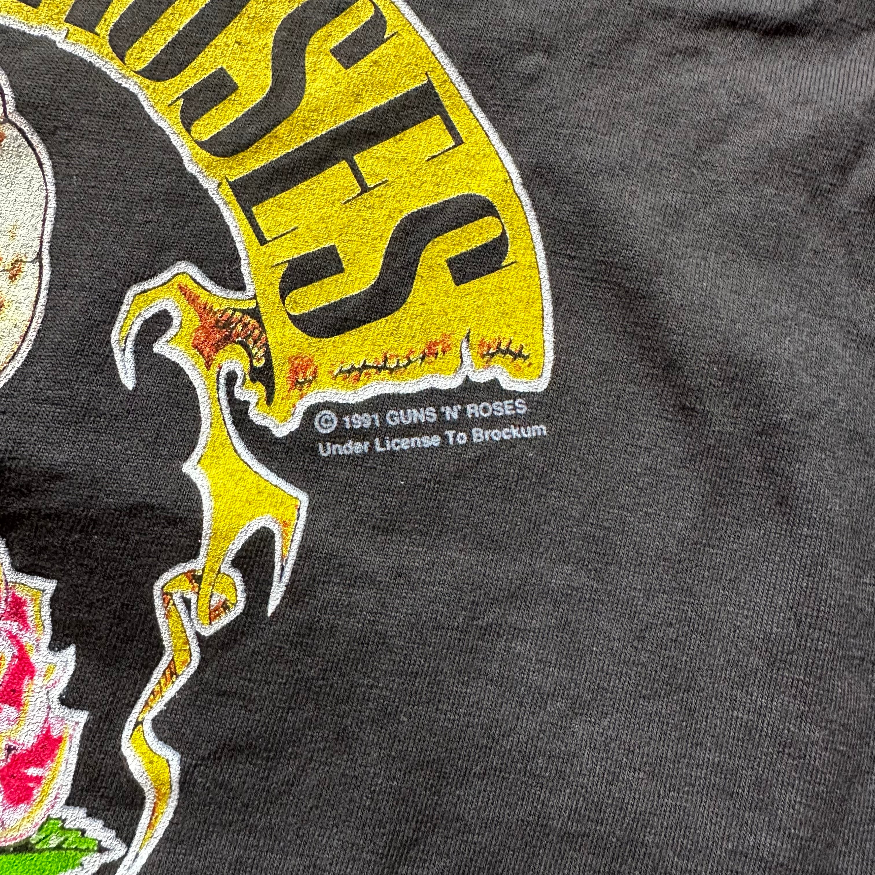 90's GUNS N' ROSES T-SHIRT USED | LIGHT CAVE