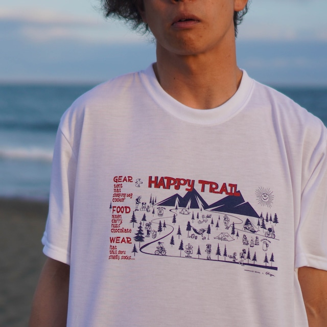 "HAPPY TRAIL " Tシャツ