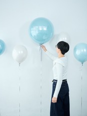 Partyバルーンコレクション レトロカラー グリーン