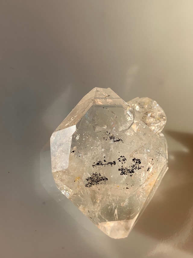 氷晶のシャンデリア・ハーキマーダイヤモンド受注製作 こびりつか 