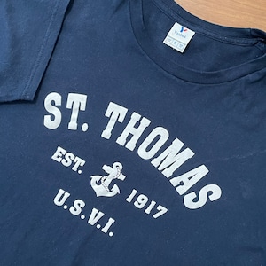 【yazbek】メキシコ製 セント・トマス島 st.thomas Tシャツ アーチロゴ XL ビッグサイズ US古着