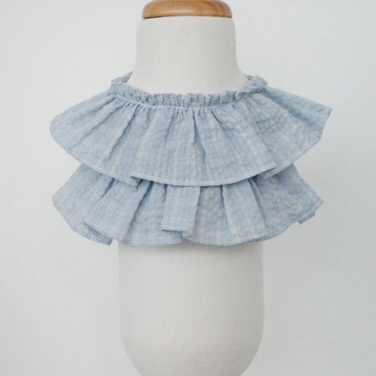 【即納｜一部予約】[ OHDIBS ] CAPENESS｜NO.17 _Babyblue check - 11
