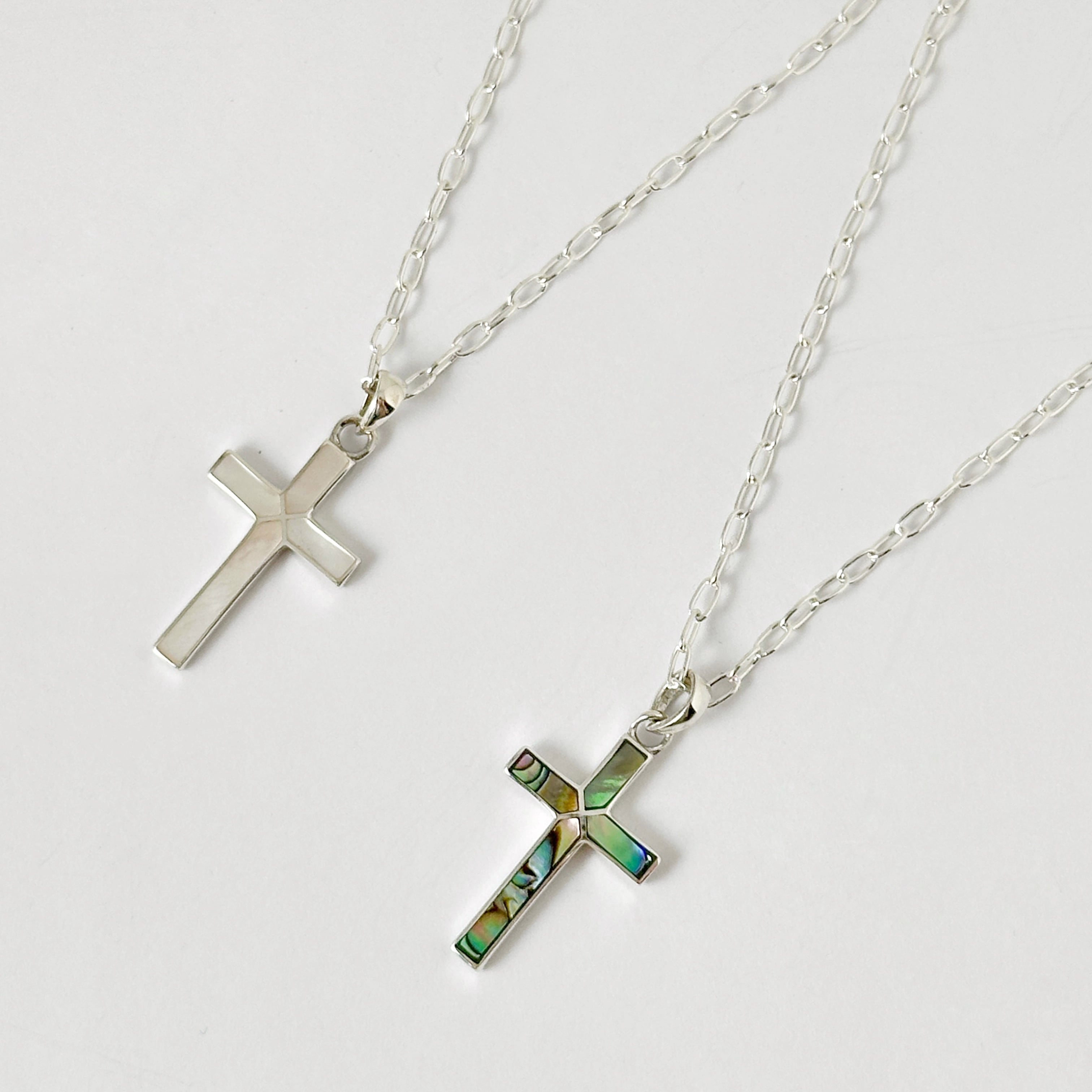 EL CHAIN HEM CROSS ペンダント ネックレス 再入荷】白蝶貝 / アバロン クロス ネックレス ペンダント | 【公式