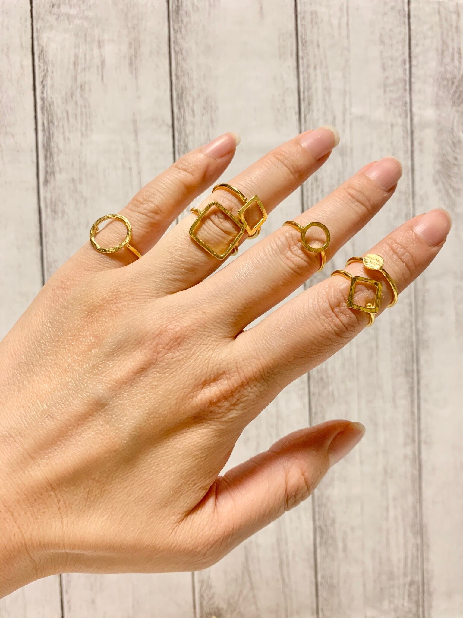 トルコ真鍮リングF