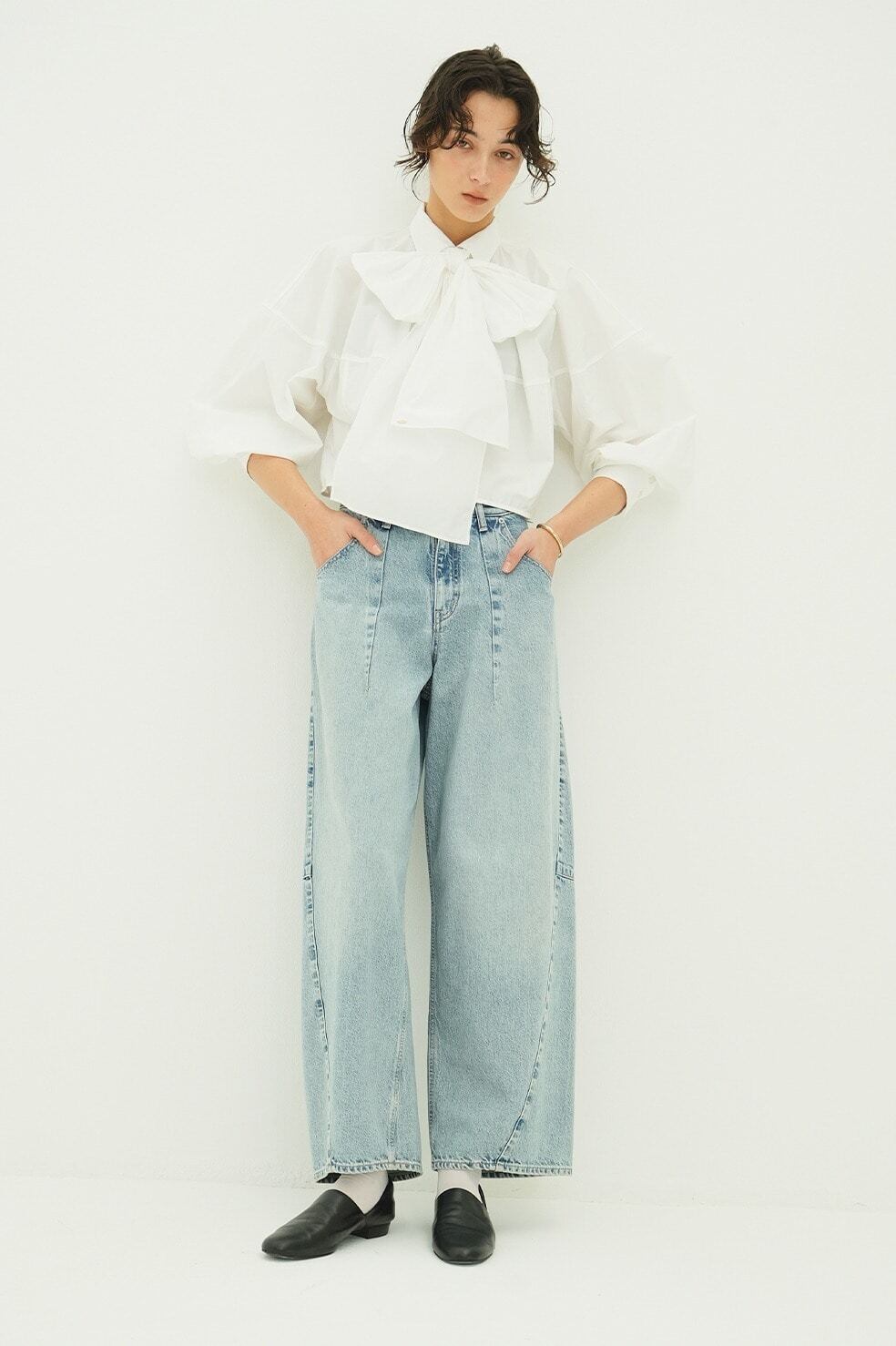 CLANE(クラネ) COCOON BULKY DENIM PANTS | サウスオレンジ｜メンズ