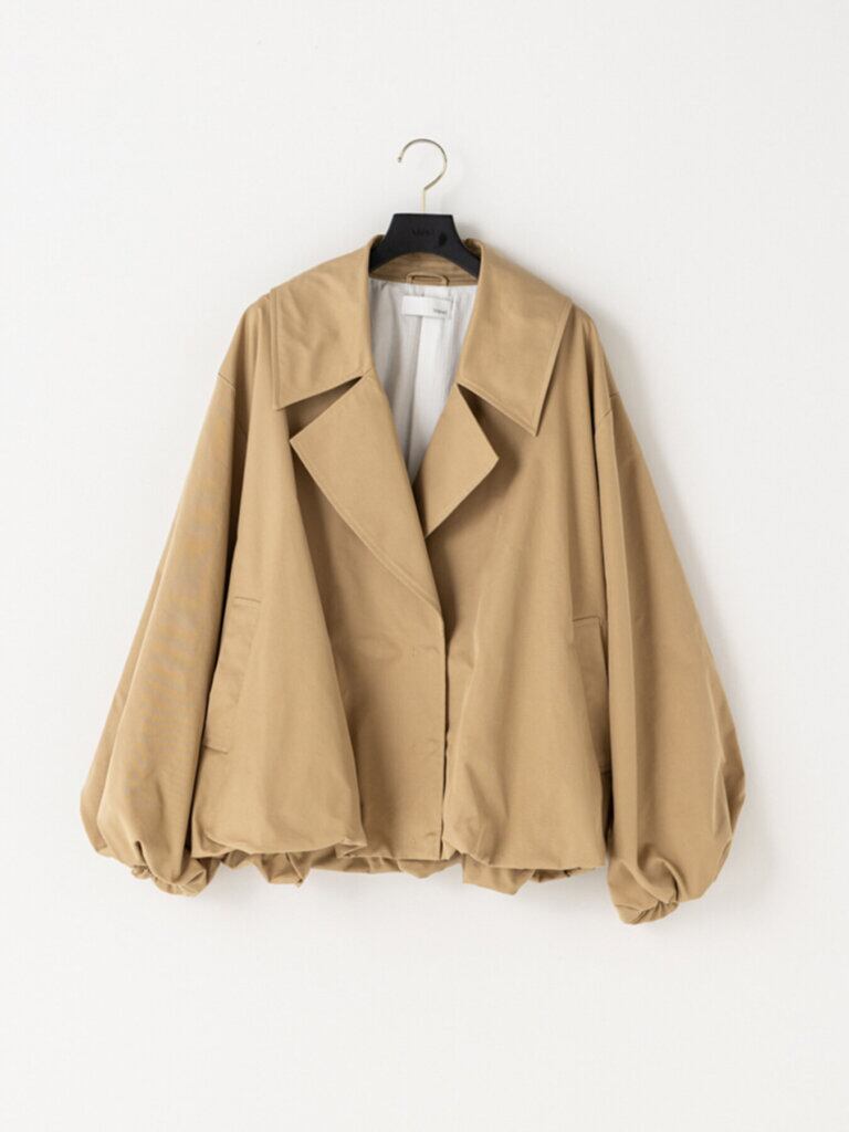 【1/上旬〜中旬入荷次第お届けのご予約】 Mewl/ミュール TRENCH BLOUSON M264-48161