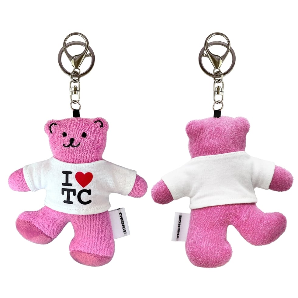 THENCE] TC Bear キーホルダー（Pink） | moim - 韓国雑貨や小物の通販