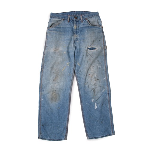 BICMAC 70sVintage DamagePaintDenimPants