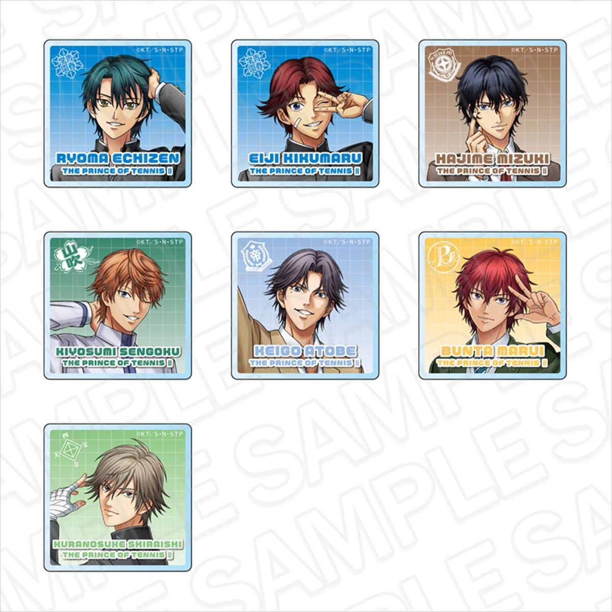 新テニスの王子様 アクリルブロック(ブラインド) 制服 ver. BOX 全7種